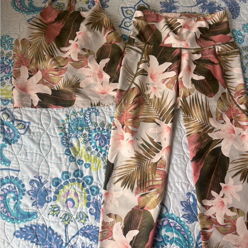 Floral Print Activewear Set